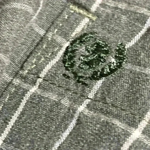 IZOD green & cream cotton button down shirt size XL - Picture 4 of 12